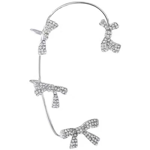 Clips D'oreille Papillon En Métal Plaqué Argent Pour Femme, Manchette D'oreille En Biscuits, Boucles D'oreilles Sans Piercing, Bijoux De Mariage, Rotterdam Kling