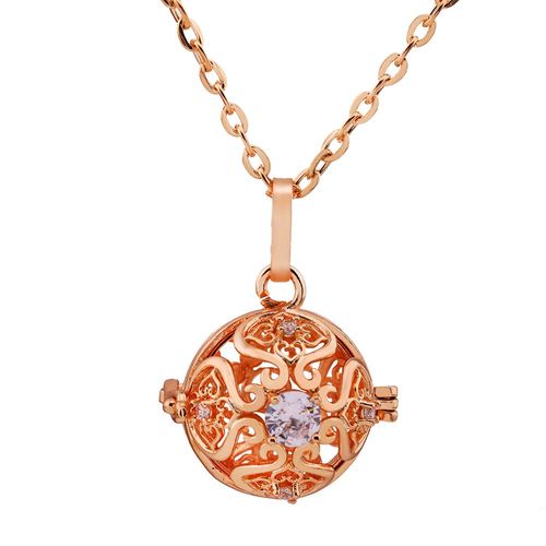 Collier Aromathérapie En Forme De Poisson Rouge Pour Femmes, Boule De Musique, Diffuseur D'huile Essentielle, Médaillon De Parfum Vintage, Pendentif Couronne, Bijoux À La Mode