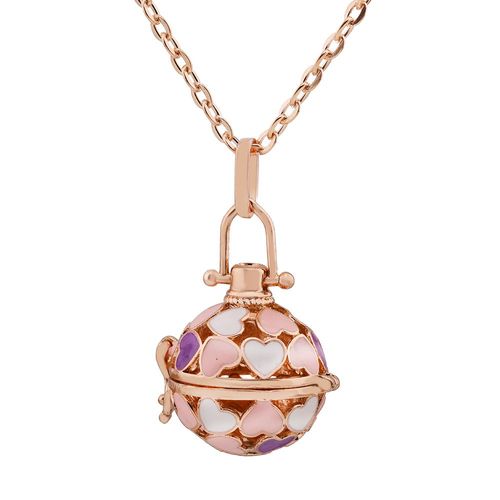 Collier Aromathérapie En Forme De Poisson Rouge Pour Femmes, Boule De Musique, Diffuseur D'huile Essentielle, Médaillon De Parfum Vintage, Pendentif Couronne, Bijoux À La Mode