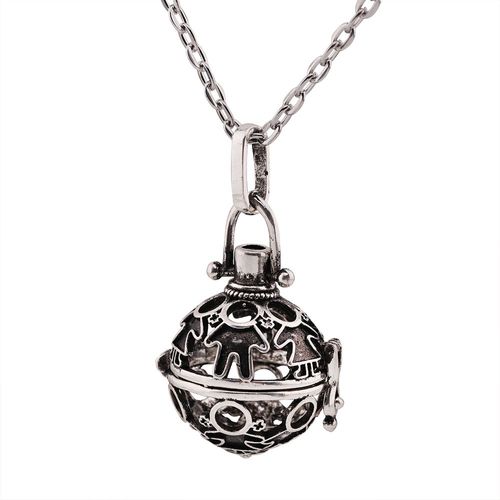 Collier Aromathérapie En Forme De Poisson Rouge Pour Femmes, Boule De Musique, Diffuseur D'huile Essentielle, Médaillon De Parfum Vintage, Pendentif Couronne, Bijoux À La Mode