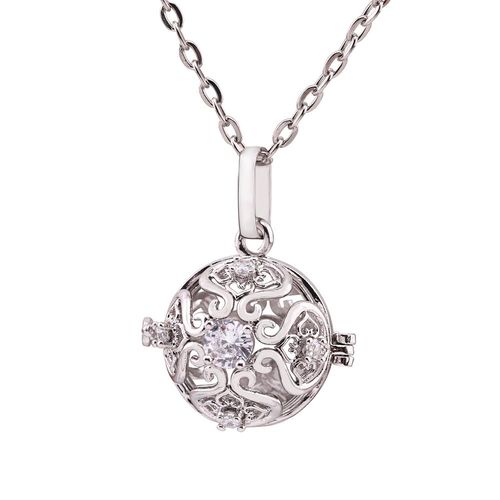 Collier Aromathérapie En Forme De Poisson Rouge Pour Femmes, Boule De Musique, Diffuseur D'huile Essentielle, Médaillon De Parfum Vintage, Pendentif Couronne, Bijoux À La Mode