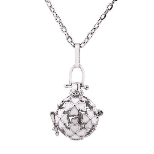 Collier Aromathérapie En Forme De Poisson Rouge Pour Femmes, Boule De Musique, Diffuseur D'huile Essentielle, Médaillon De Parfum Vintage, Pendentif Couronne, Bijoux À La Mode