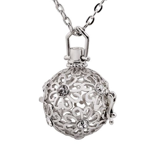 Collier Aromathérapie En Forme De Poisson Rouge Pour Femmes, Boule De Musique, Diffuseur D'huile Essentielle, Médaillon De Parfum Vintage, Pendentif Couronne, Bijoux À La Mode