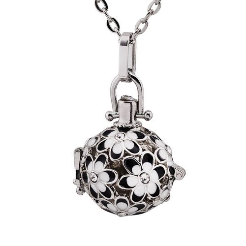 Collier Aromathérapie En Forme De Poisson Rouge Pour Femmes, Boule De Musique, Diffuseur D'huile Essentielle, Médaillon De Parfum Vintage, Pendentif Couronne, Bijoux À La Mode