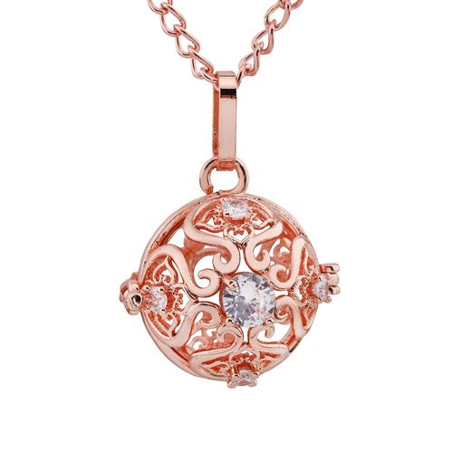 Collier Aromathérapie En Forme De Poisson Rouge Pour Femmes, Boule De Musique, Diffuseur D'huile Essentielle, Médaillon De Parfum Vintage, Pendentif Couronne, Bijoux À La Mode