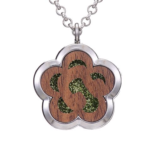 Bijoux Rétro En Bois De Fleurs D'aromathérapie Pour Femmes, Diffuseur D'huiles Essentielles, Collier De Parfum, Pendentif Créatif, Médaillons, Accessoires