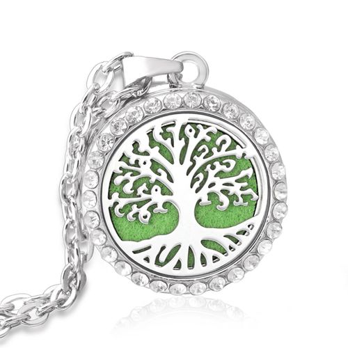 Collier Médaillon Diffuseur Douze Constellations En Acier Inoxydable, Pendentif Sexuellement, Huile Essentielle, Aromathérapie, Cadeau Bijoux Femme, Neuf
