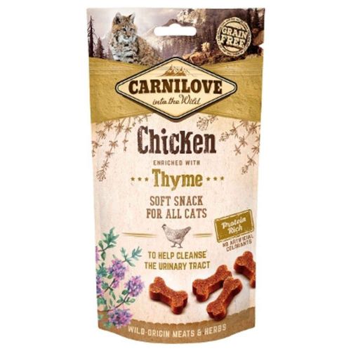 Carnilove - Friandises Semi-Humide Poulet Et Thym Pour Chat - 50g