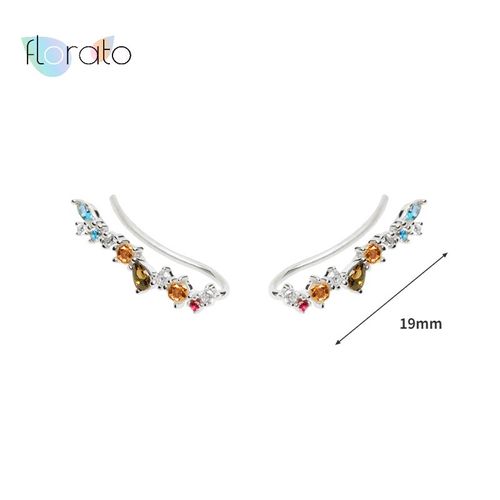 Aiguille D'oreille En Argent Sterling 925, Boucles D'oreilles En Zircon Pour Femmes, Cartilage, Helix Piercing, Bijoux Exquis, Cadeaux