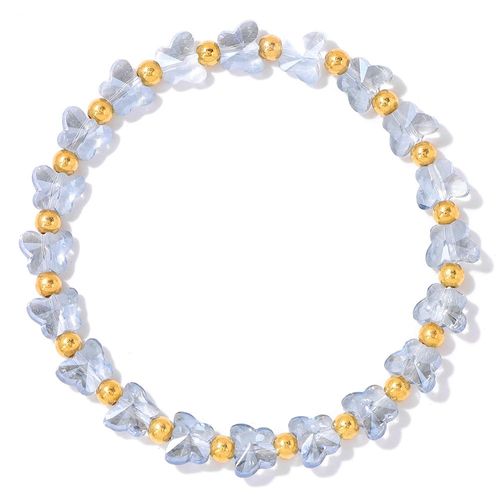 Bracelet Papillon En Cristal Brillant Pour Femme, Perles De Cristal Tchèque, Bracelet Fait Main, Bijoux Féminins Mignons, Mode