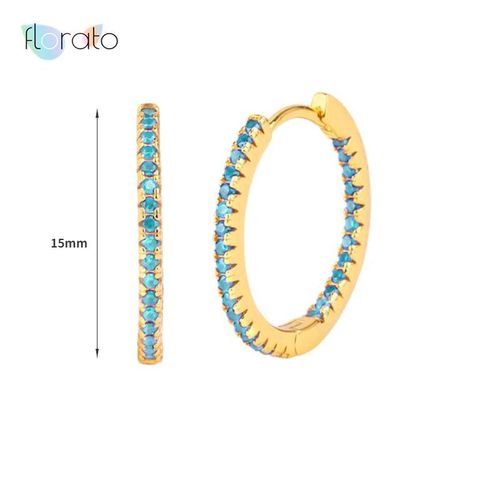 Boucles D'oreilles Créoles En Argent Regardé 925 Pour Femmes, Boucles D'oreilles En Émail, Goutte Géométrique, Bijoux Haut De Gamme, Mode, Bleu, 430