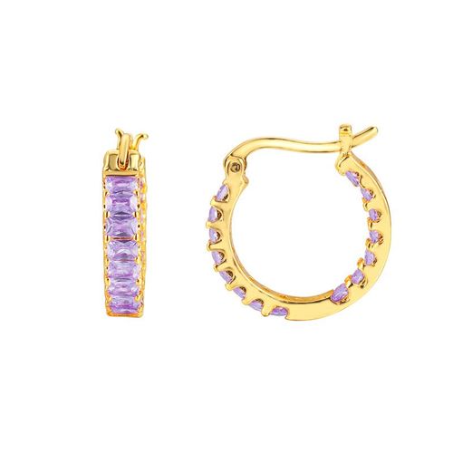 Boucles D'oreilles Bohémiennes En Argent Sterling 925 Pour Femmes, Bijoux Fins En Forme De Cercle De Piercing, Huggies En Cristal De Couleur Simple, A45