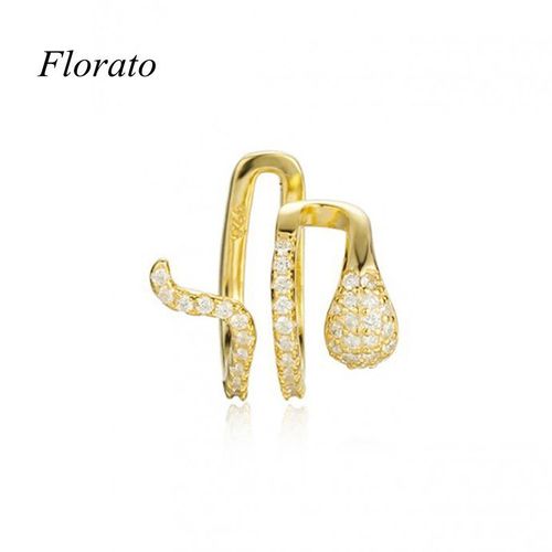 Clips D'oreille Plaqués Or 24 Carats Et Argent 925 Pour Femmes, Clips D'oreille En Cristal, Piercing D'oreille, Minimaliste, Cz, Populaire, Bijoux De Mode