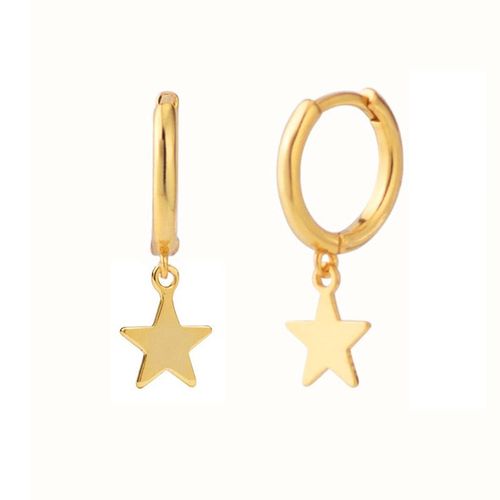 Boucles D'oreilles Créoles En Argent Regardé 925 Pour Femmes, Pendentif Gemme En Cristal, Style Européen Et Américain, Bijoux Fantaisie