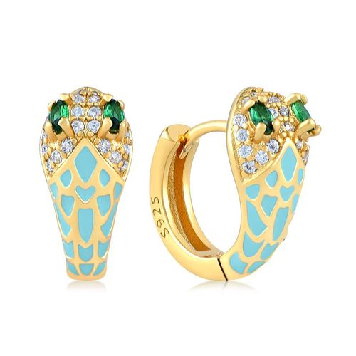 Florato-Boucles D'oreilles Créoles En Argent Regardé 925 Pour Femme, Bleu, Turquoise, Goutte D'oreille, Bijoux, Vente En Gros