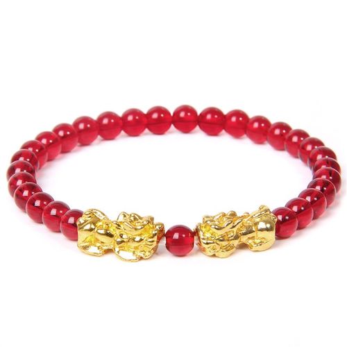 Bracelets En Obsidienne Pour Femmes, Bijou Pixiu, Pierre Naturelle, Perles De Bouddha, Six Gromotto