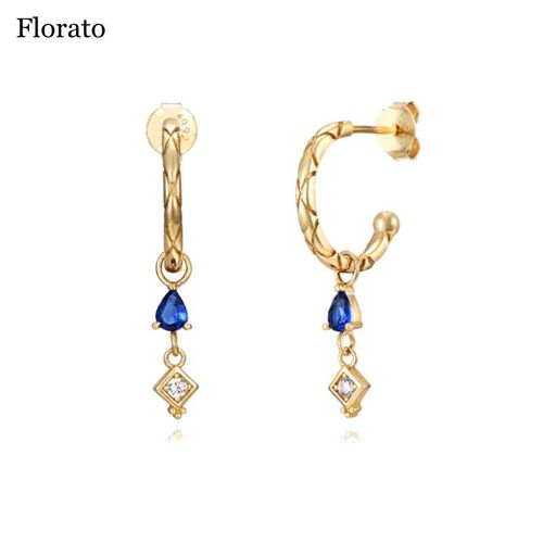 Boucles D'oreilles Luxueuses En Argent Sterling 925 Pour Femme, Saphir, Zcomprend, Pendentif, Gland, Lune, Rétro, Bohème, Bijoux À La Mode, 2022