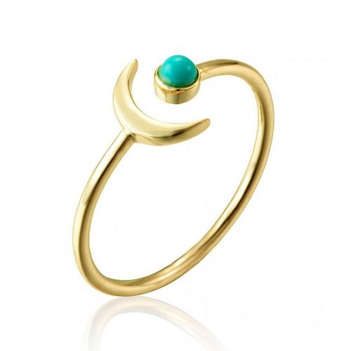 Bague Ouverte Réglable En Forme De Salle Pour Femme, Argent Plaqué Or 24 Carats, Turquoise, Bijoux Fantaisie, Cadeaux De Mariage, Nouveau, 2022