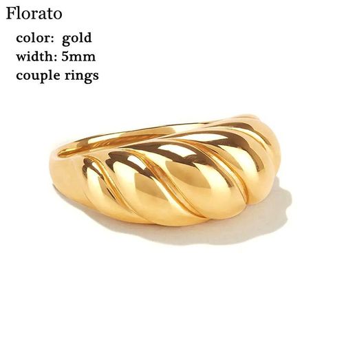 Bagues Brillantes En Zircon Plaqué Or 24k Et Émail Argenté Pour Femmes, Anneaux Ronds Et Simples En Métal, Vente En Gros, Offre Spéciale
