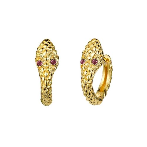 Boucles D'oreilles En Argent Sterling 925 Pour Femmes, Piercing Cartilage, Cerceau Cobra, Boucle D'oreille Serpent, Or, Cz Punk, Bijoux À La Mode
