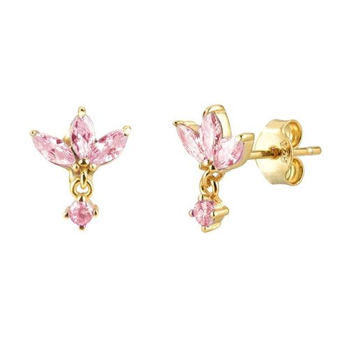 Boucles D'oreilles Créoles En Argent Regardé 925, Géométrie Luxueuse, Série Millac Rose, Pendentif Doux, Cadeaux De Bijoux De Mariage, Mode
