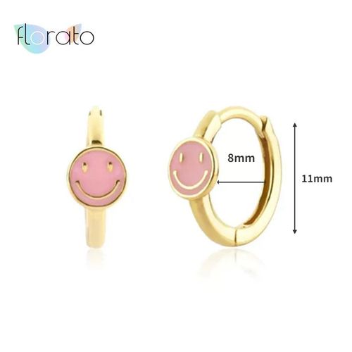 Boucles D'oreilles Créoles En Argent Regardé 925, Géométrie Luxueuse, Série Millac Rose, Pendentif Doux, Cadeaux De Bijoux De Mariage, Mode
