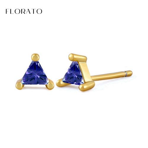 Boucles D'oreilles Goutte D'eau En Argent Regardé 925 Pour Femmes, Bijoux De Mariage, Pendentif En Or, Bleu, Cristal, Diable, Mode