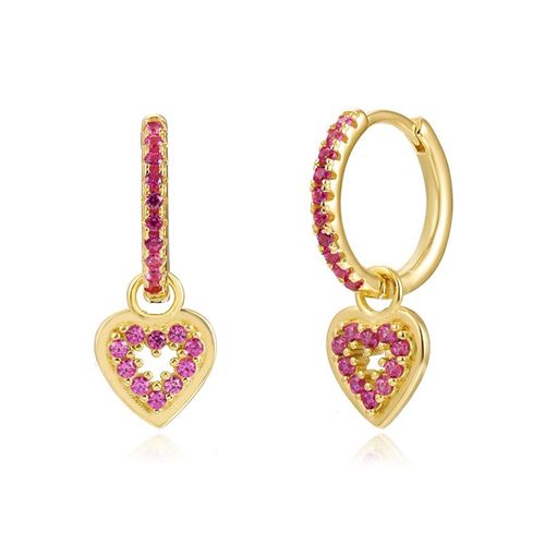 Boucles D'oreilles Créoles En Argent Regardé 925 Pour Femmes, Boucles D'oreilles En Cristal, Pendentif Huggies, Cadeaux De Bijoux Exquis, Élégant
