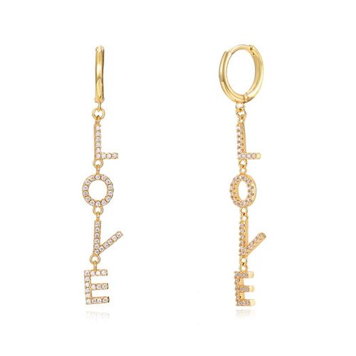 Boucle D'oreille Longue En Argent Regardé 925 Avec Pompon Pour Femme, Boucle D'oreille En Cristal, Bijoux Fins, Pendentif Cadeau, Zcomprend On Star Perforation