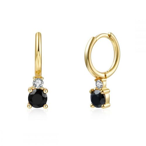 Boucles D'oreilles En Argent Sterling 925 Pour Femmes, En Zircon, Goutte D'eau, Cerceau Doré, De Luxe, Pour Mariage