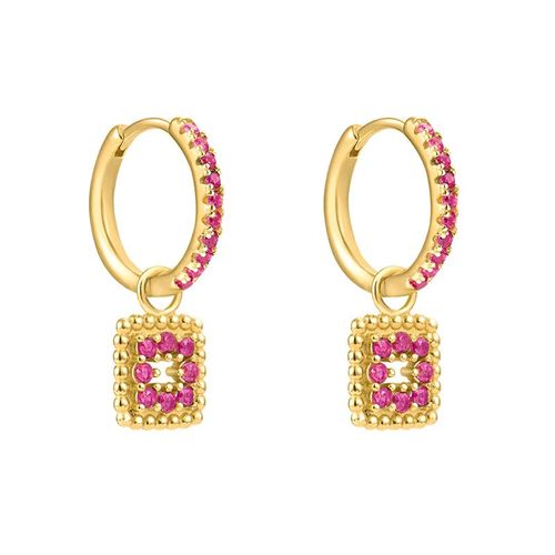 Boucles D'oreilles Créoles En Argent Regardé 925 Pour Femmes, Boucles D'oreilles En Cristal, Pendentif Huggies, Cadeaux De Bijoux Exquis, Élégant