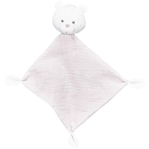 Doudou Ours Gris Beige Sauthon Lily Grey Lange Pousseline Coton Mouchoir Bebe Peluche Naissance Ourson