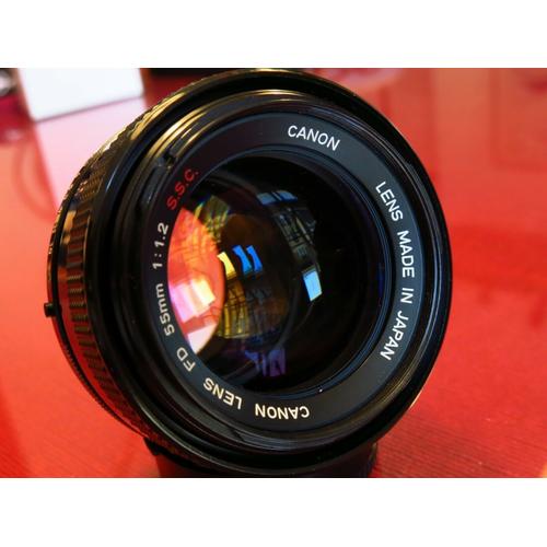 Objectif Canon FD 55mm F/1,2 SSC