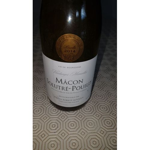 Bouteille Vin Macon Solutre Pouilly