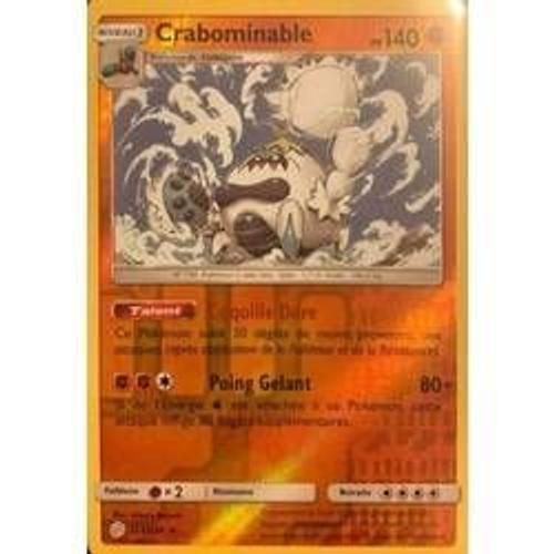 Carte Pokémon Francaise Rare Reverse 122 /236 Crabominable Éclipse Cosmique