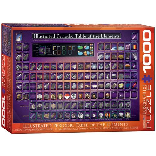 Eurographics - Puzzle - Tableau Périodique Des Éléments Illustré (1000 Pièces)