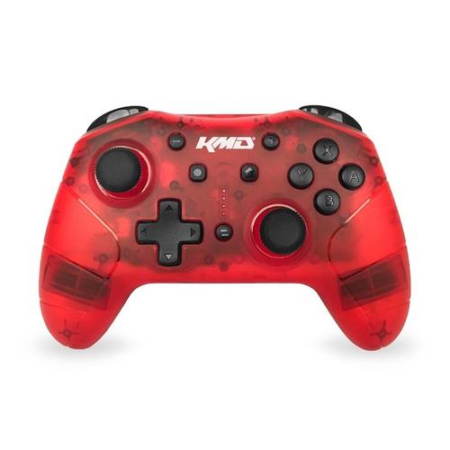 Kmd Compatible Nintendo Switch Pro Wireless Controller Red
