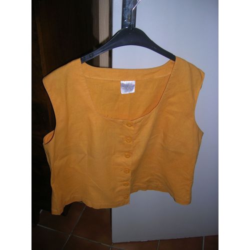 Gilet Taille 50 Lin 55%,Coton 45%.