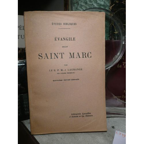 Evangile Selon Saint Marc