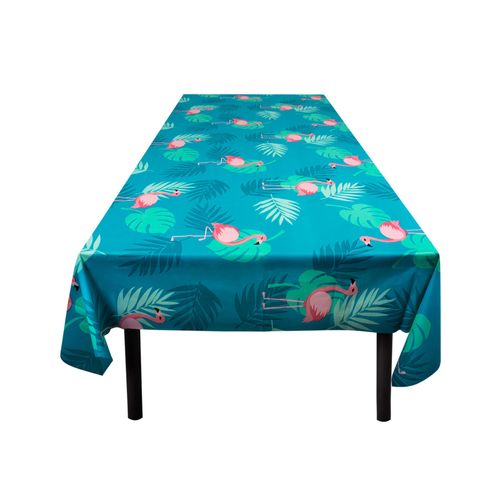 Nappe En Plastique Flamant Tropic 130 X 180 Cm Taille Unique