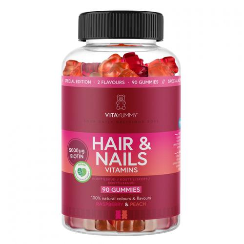 Vitayummy - Hair & Nails Rasberry/Peach 90 Pcs 