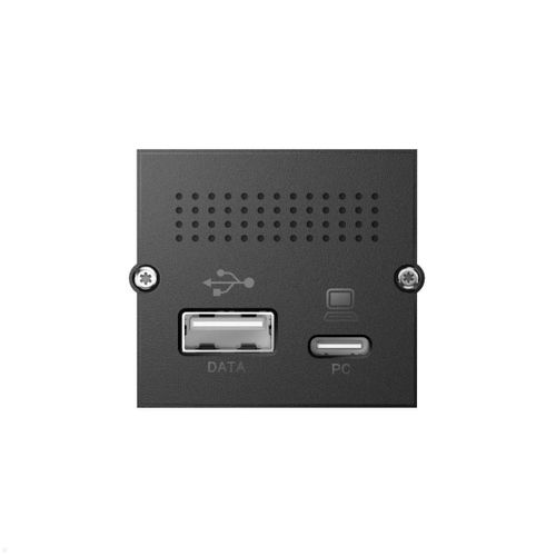 Bachmann 917.229 Prise De Courant Usb A Usb C Noir