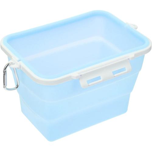 Bleu Sac De Rangement En Silicone Organisateur De Stockage De Nourriture Conteneurs De Stockage De Réfrigérateur Grande Bacs À Légumes Scellés Récipient Micro-Ondable Gel De Silice