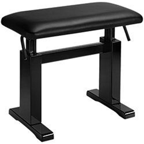 Stagg Pbh 780 - Banquette Hydraulique Noire Brillant Pour Piano Pelote Cuir Noir