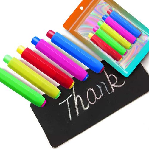 Porte-Craies En Plastique Coloré, Ensemble Réglable Pour Tableau Noir, Pour Enseignants, Enfants, École, Bureau, Planche À Dessin, 5 Pièces