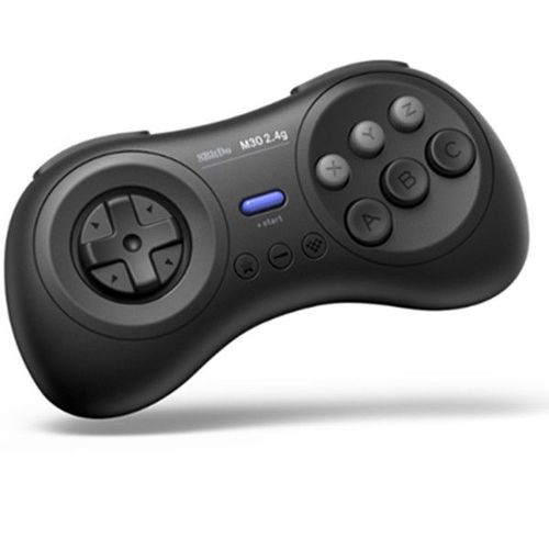 Manette De Jeu Sans Fil 8bitdo M30 2.4g Pour Sega Genesis Et Sega Mega Drive D'origine - Noir