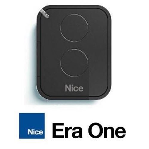 NICE - Télécommande Nice ERA ONE2 , 2 canaux, 433,92 MHz, couleur graphite - ON2