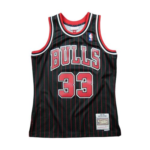Reconditionné - Maillot Mitchell Ness Chicago Bulls Pippen Nba - Taille M - Homme - Noir