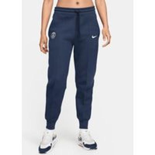Pantalon De Jogging Taille Mi-Haute Nike Football Paris Saint-Germain Tech Fleece Pour Femme - Bleu