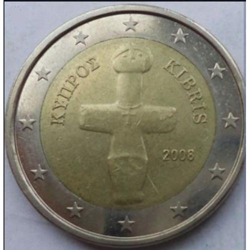 Piece 2 Euros Kibris 2008
